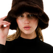 Load image into Gallery viewer, Scalloped Faux Fur Bucket Hat