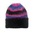 Load image into Gallery viewer, Stripe Fuzzy Hair Beanie