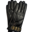 Load image into Gallery viewer, Genuine Leather Glove with Chain Trims