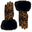 Load image into Gallery viewer, Velvet Cheetah Print Glove