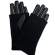 Load image into Gallery viewer, Knitted Vegan Leather Glove