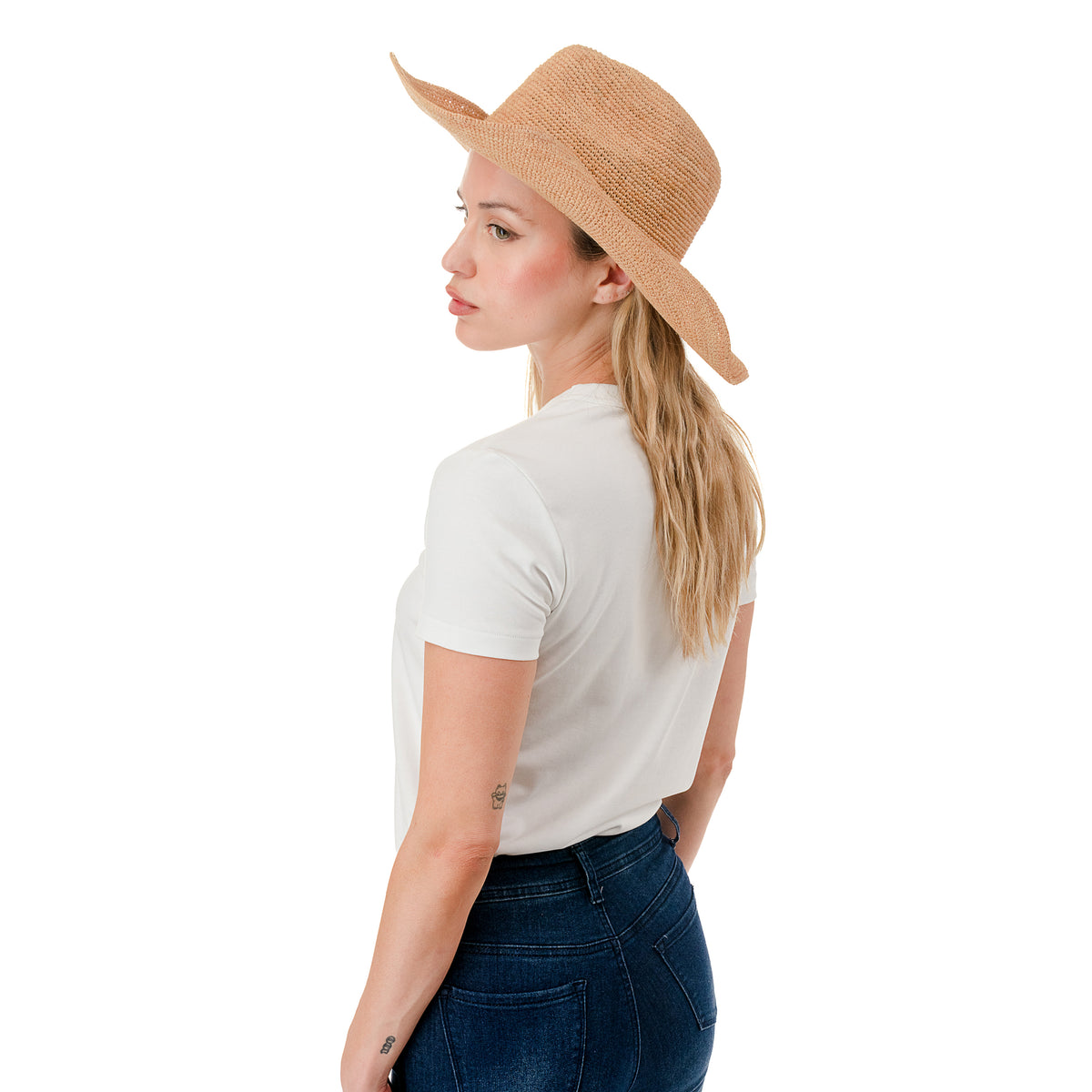 Raffia Packable Cowboy Hat – Marcus Adler display picture 1