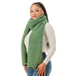 Load image into Gallery viewer, Knit Two Tone Scarf