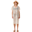 Load image into Gallery viewer, Embroidered Sheer Caftan