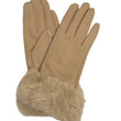 Load image into Gallery viewer, Jersey Glove with Faux Fur Cuff
