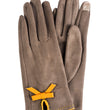 Load image into Gallery viewer, Vegan Suede Glove With Bow
