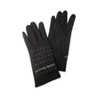 Load image into Gallery viewer, Jersey Glove with Rhinestone and Bow Detail

