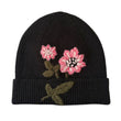 Load image into Gallery viewer, Embroidered Flower Beanie
