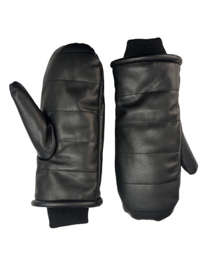 Vegan Leather Mitten