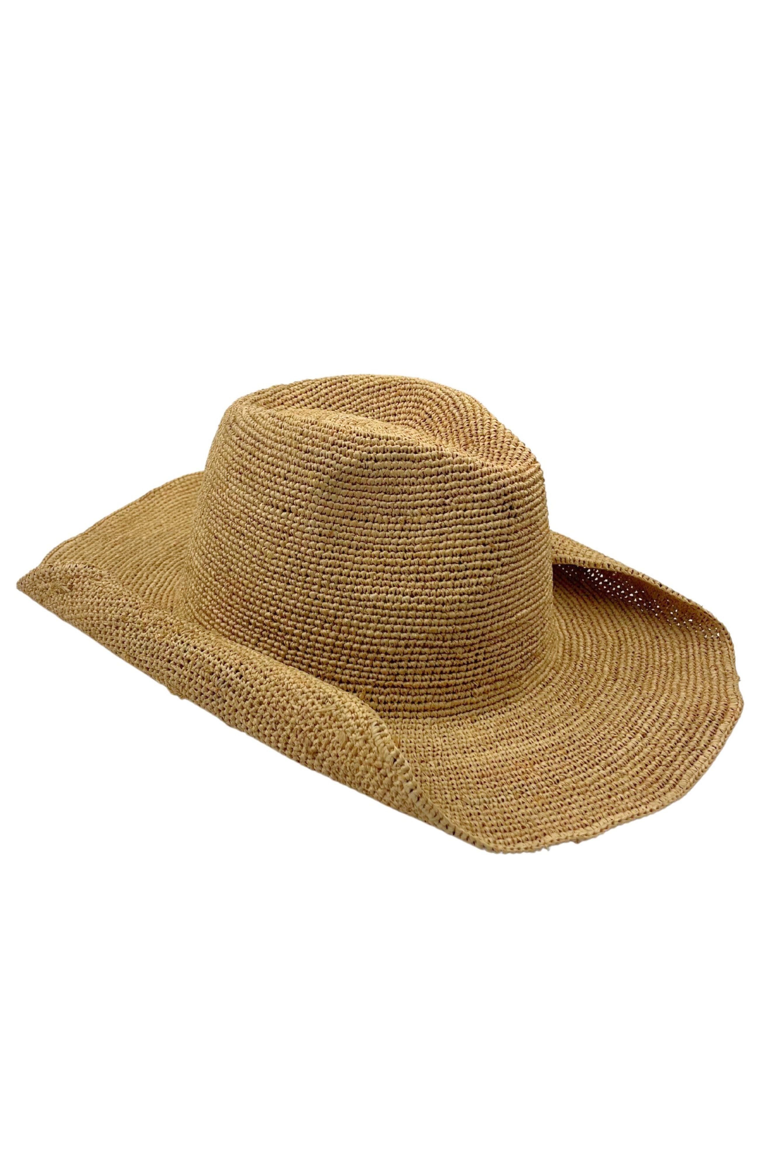 Raffia Packable Cowboy Hat – Marcus Adler display picture 3