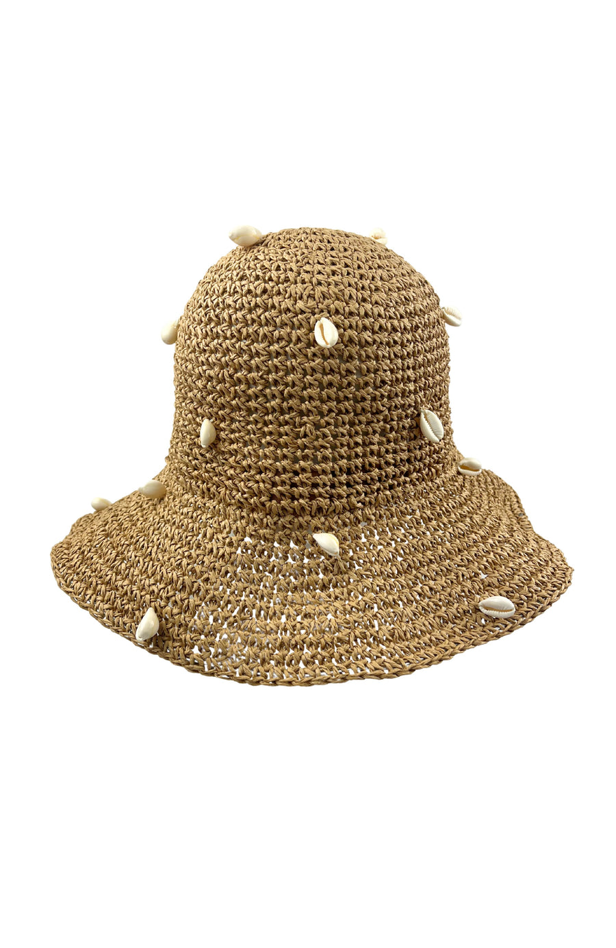 Sea Shell Straw Bucket