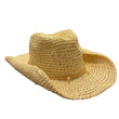 Load image into Gallery viewer, Straw Cowboy With Seashell Charm Trim

