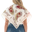 Load image into Gallery viewer, Satin Paisley Scarf
