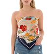 Load image into Gallery viewer, Satin Floral Scarf
