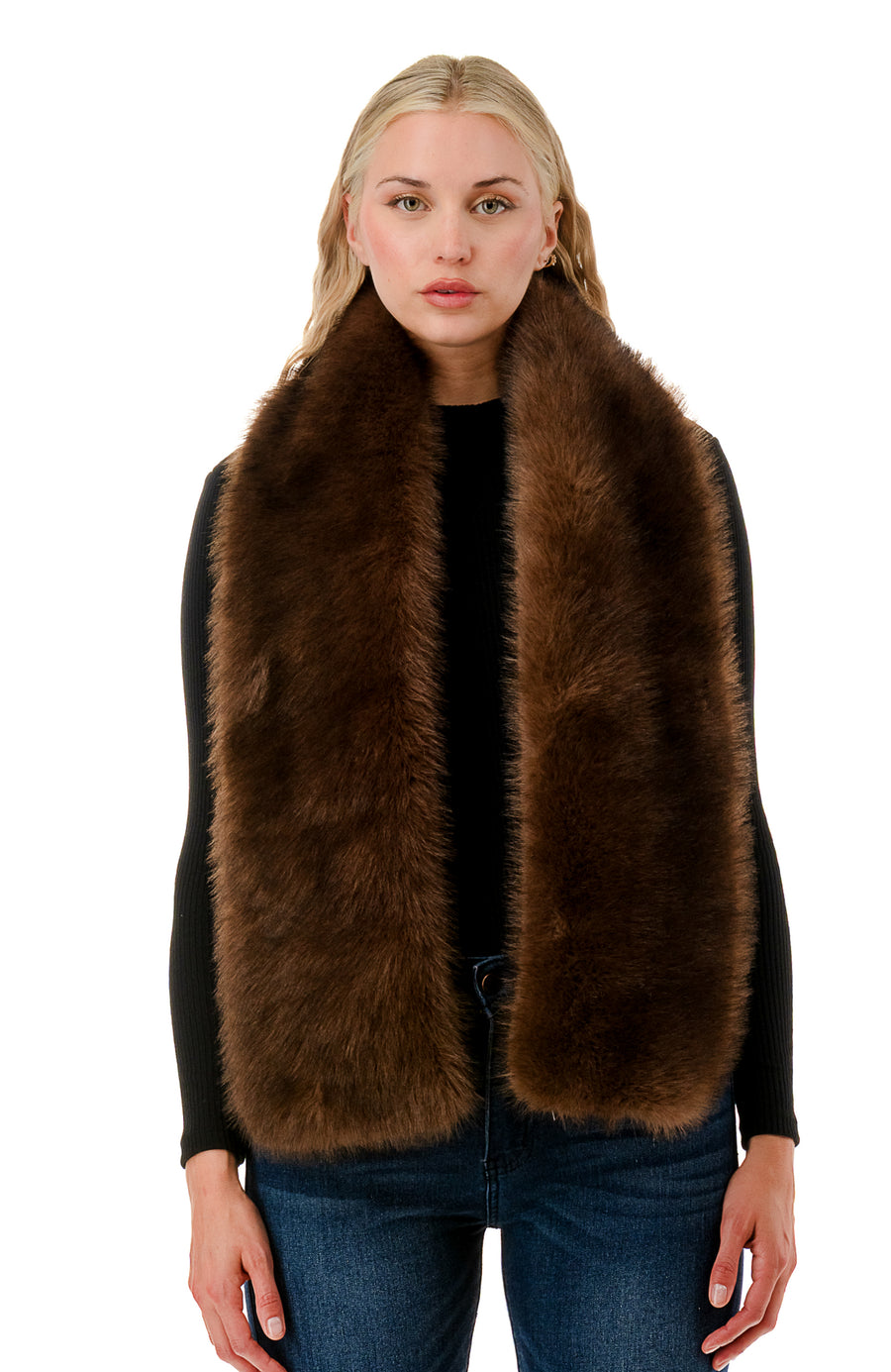 Faux Mink Scarf