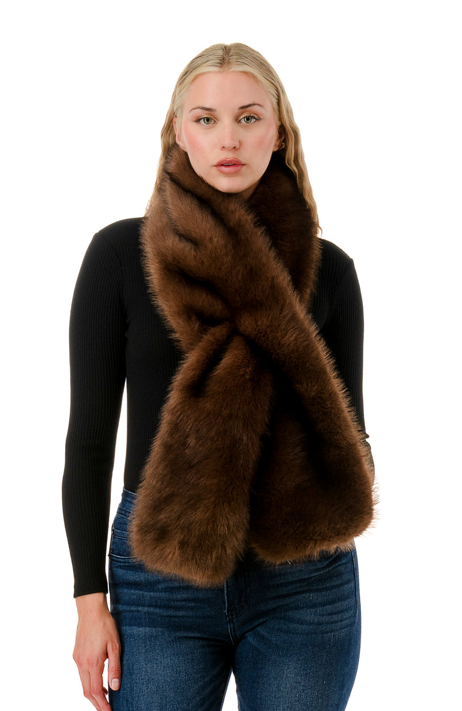 Faux Mink Scarf